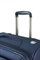Чемодан большой текстильный Mironpan Pockets 50064-L/темно-синий с расширением и съемными колесами 16356