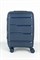 Чемодан маленький PP Impreza (Orlean) с расширением съемные колеса 50030-S/темно-синий 16096