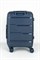 Чемодан маленький PP Impreza (Orlean) с расширением съемные колеса 50030-S/темно-синий 16096