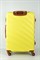 Чемодан большой ABS KK (Lotus) 50070-L/желтый с коричневой фурнитурой со съемными колесами 16624