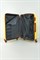 Чемодан большой ABS KK (Lotus) 50070-L/желтый с коричневой фурнитурой со съемными колесами 16624