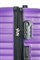Чемодан маленький ABS KK (Atlantic) 50071-XS/фиолетовый со съемными 16644