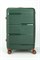 Чемодан большой PP (Beam) 50074-XL/темно-зеленый с коричневой фурнитурой 16783