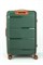 Чемодан большой PP (Beam) 50074-XL/темно-зеленый с коричневой фурнитурой 16783