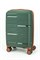 Чемодан маленький PP (Beam) 50074-S/темно-зеленый с коричневой фурнитурой 16785