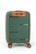 Чемодан маленький PP (Beam) 50074-S/темно-зеленый с коричневой фурнитурой 16785