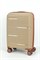 Чемодан маленький PP (Beam) 50074-S/песочный с коричневой фурнитурой 16791
