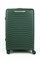 Чемодан большой PP (Stripe) 50075-L/темно-зеленый 16833