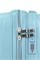 Чемодан маленький PP (Панцирь) 50066-XS/голубой 16413